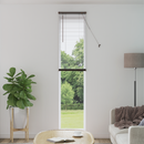 vidaXL Zsaluzia Sötét barna mintával 213 x 60 cm 25 mm PVC
