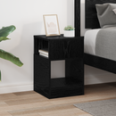 vidaXL Végasztal Fekete tölgy 30,5 x 30 x 45 cm Faanyag