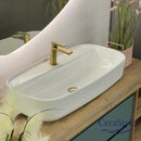 CeraStyle AQUA - PULTRA ültethető - Top Counter - porcelán mosdó - 80 x 40 cm