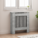 vidaXL Radiátor fedezék Beton Szürke 78 x 19 x 81,5 cm Faanyag