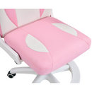 Forgószék, rózsaszín/fehér, ODELIA