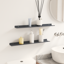 vidaXL Lebegő polc 2 pcs Antracit 60 x 8,5 x 2,5 cm Acél