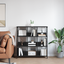 vidaXL Könyvespolc Fekete tölgy 102 x 32 x 104,5 cm Faanyag