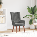 vidaXL karosszék Sötétszürke 63 x 67 x 94 cm Bársony