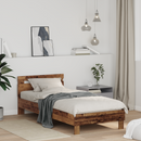 vidaXL Ágykeret Öreg fa 75 x 190 cm Faanyag