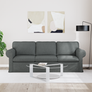 vidaXL Kanapé Sötétszürke 215 x 82 x 80 cm szövet