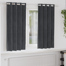 vidaXL Sötétítő függönyök 2 pcs Világosszürke 140 x 175 cm Bársony