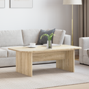 vidaXL Dohányzóasztal Sonoma tölgy 93 x 53 x 33 cm Faanyag