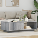 vidaXL Dohányzóasztal fiókkal Szürke Sonoma 95 x 55 x 31 cm Faanyag
