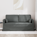 vidaXL Kanapé Sötétszürke 158 x 78 x 80 cm szövet