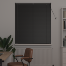 vidaXL Zsalugáter Redőnyök Fekete 130 x 110 cm Alumínium