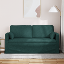 vidaXL Kanapé Sötétzöld 158 x 78 x 80 cm szövet
