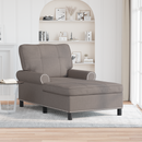 vidaXL PÁRÁS FOTEL párnával Tópszínű 91 x 157 x 91 cm szövet
