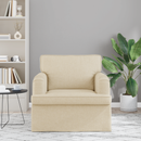 vidaXL Kanapé Krém 84 x 80 x 85 cm szövet