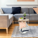 Kisasztal, természetes/fehér, NANCER TYP 3