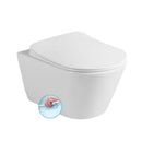 Sanovit AVVA fali WC - rimless - perem nélküli - rejtett szerelésű - 53 cm