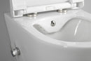 Sanovit AVVA fali WC - BEÉPÍTETT bidé funkcióval - rimless - perem nélküli - 53 cm
