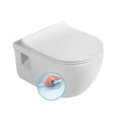 Sanovit BRILLA - fali WC - rimless - perem nélküli