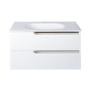 PIRAMIDA EURIDIKA fali függesztett fürdőszobabútor - öntött műmárvány mosdóval - 100 x 53 x 48 cm