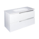 PIRAMIDA EURIDIKA fali függesztett fürdőszobabútor - öntött műmárvány mosdóval - 100 x 53 x 48 cm