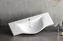 Sanovit ALBATROS - porcelán mosdókagyló - 99,5 x 46,5 cm