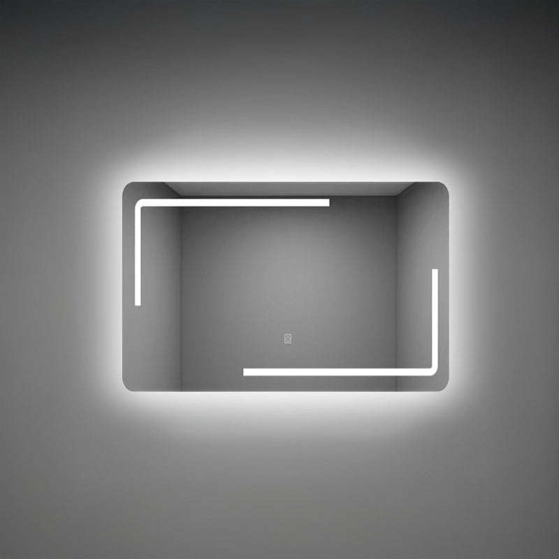 Ada 80 tükör led világítással 80x60 cm