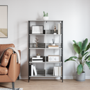 vidaXL Könyvespolc Szürke Sonoma 82 x 32 x 144,5 cm Faanyag