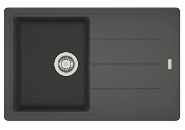 FRANKE BASIS BFG 611-78 grafit Fragranit mosogató automata dugókiemelővel