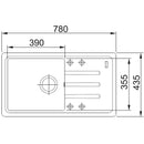 FRANKE SZETT MALTA BSG 611-78 S avena mosogató + NOVARA PLUS avena álló