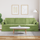 vidaXL Kanapé Világos zöld 228 x 78 x 80 cm Bársony