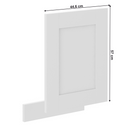 Ajtó mosogatógéphez, fehér/fehér, LULA ZM 570x446