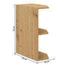 Alsó polcos szekrény, artisan tölgy, LULA 30 D ZAK BB