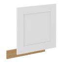 Ajtó mosogatógéphez, fehér/artisan tölgy, LULA ZM 570x596