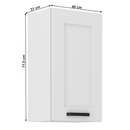 Felső szekrény, fehér, LULA 40 G-72 1F