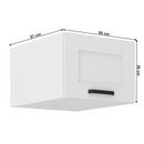 Felső szekrény, fehér, LULA 50 NAGU-36 1F