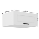 Felső szekrény, fehér, LULA 80 NAGU-36 1F