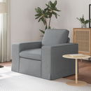 vidaXL Kanapé Világosszürke 103 x 80 x 82 cm szövet