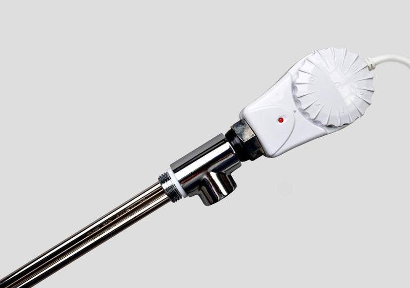 Viva Platinum Therm fűtőbetét törölközőszárító radiátorhoz - FEHÉR- termosztátos - 600 Watt - 230V
