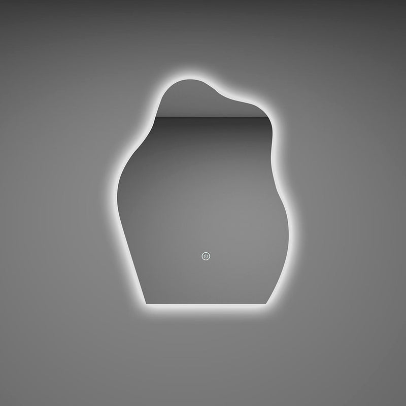 Wave 60 tükör led világítással 60x80 cm