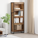 vidaXL Könyvespolc Öreg fa 60 x 30 x 155 cm Faanyag