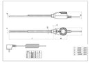 Viva Platinum Therm fűtőbetét törölközőszárító radiátorhoz - KRÓM - termosztátos - 1200 Watt - 230V