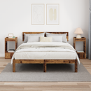 vidaXL Végasztal 2 pcs Öreg fa 30 x 30 x 56 cm Faanyag