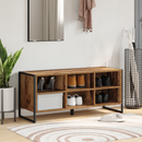 vidaXL Cipőszekrény tárolóval Öreg fa 100 x 35 x 44 cm Faanyag