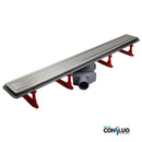 Pestan zuhanyfolyóka Confluo Premium Line fém 85 cm