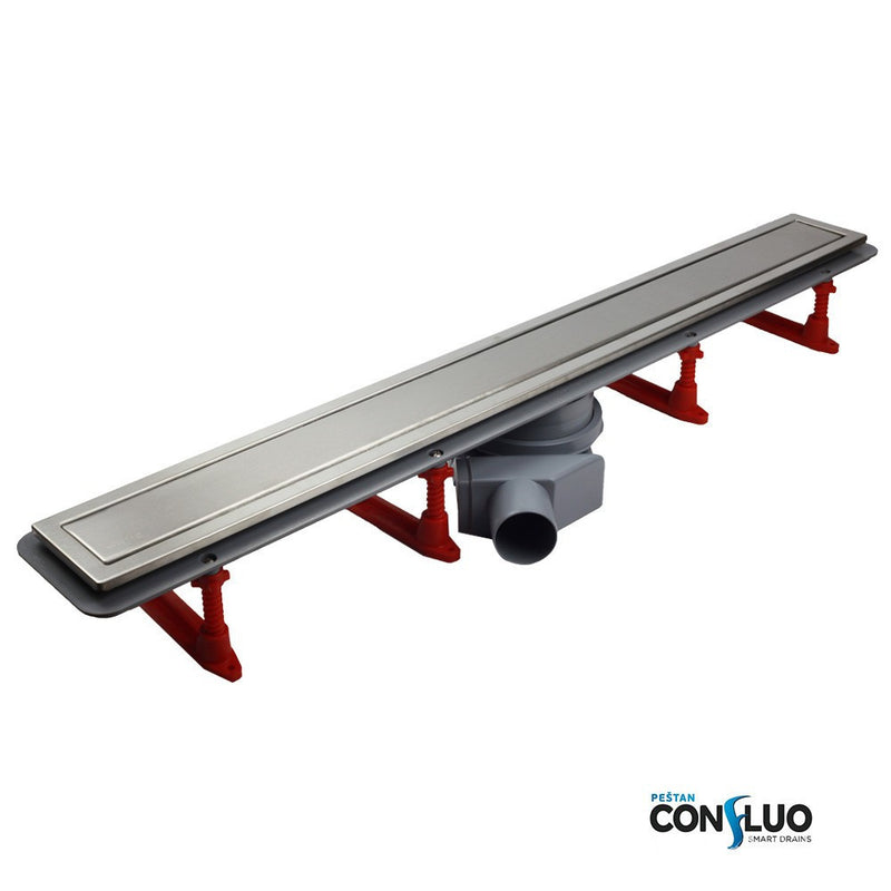 Pestan zuhanyfolyóka Confluo Premium Line fém 30 cm