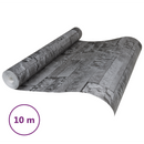 vidaXL 3D Kő Tapéta Fekete 10 x 0,53 m Nem Szőtt Szövet