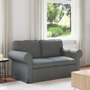 vidaXL Kanapé Sötétszürke 155 x 82 x 80 cm szövet
