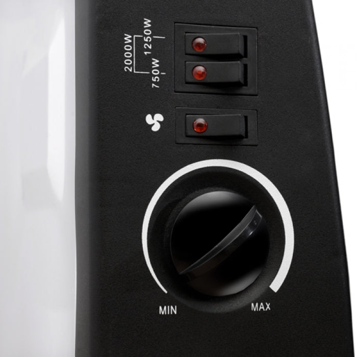 ADLER AD7705 Elektromos Konvektor, 750W-1250W-2000W, Fehér