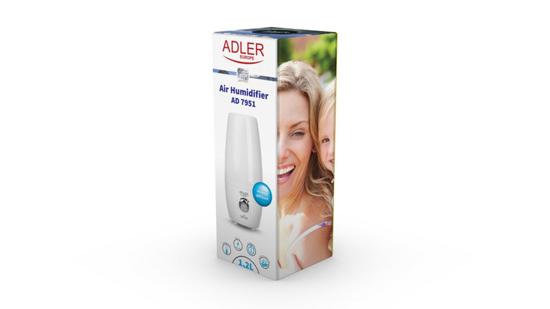 ADLER AD7951 Párásító, 1,2 l, Fehér