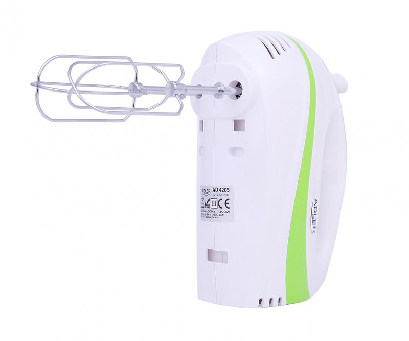 ADLER AD4205G Kézi Mixer, 300W, Fehér-Zöld